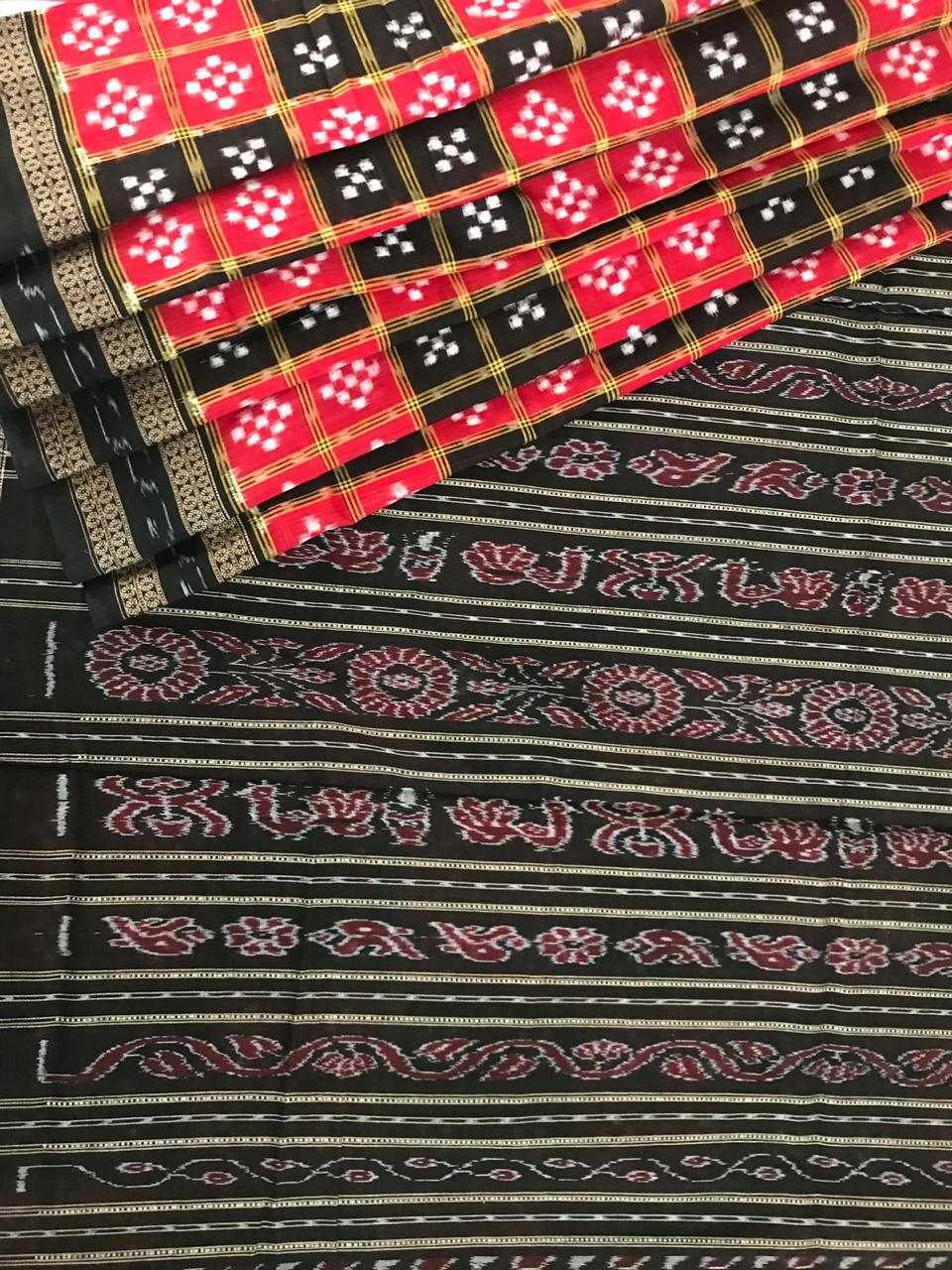 Handwoven Cotton Pasapalli Saree - Seerat