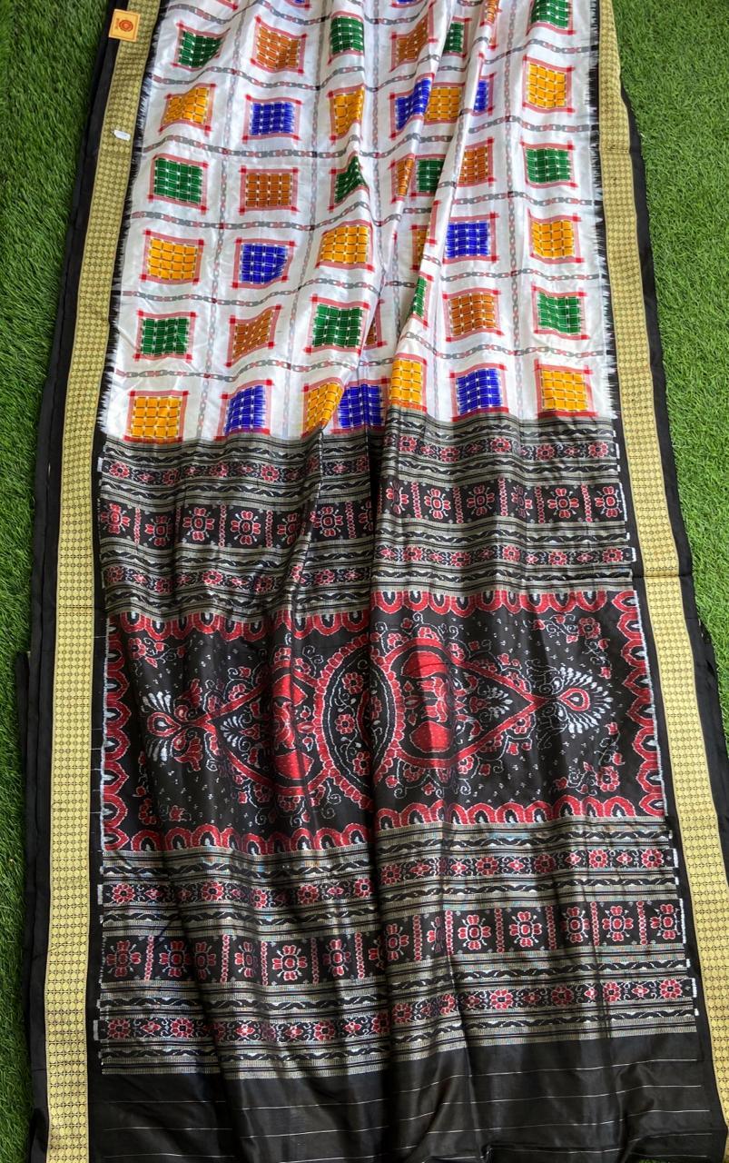 New design sambalpuri pata saree. Limited stock available For booking pls  catch me on WhatsApp 9687252292 or messenger | By Sambalpuri  handloomFacebook