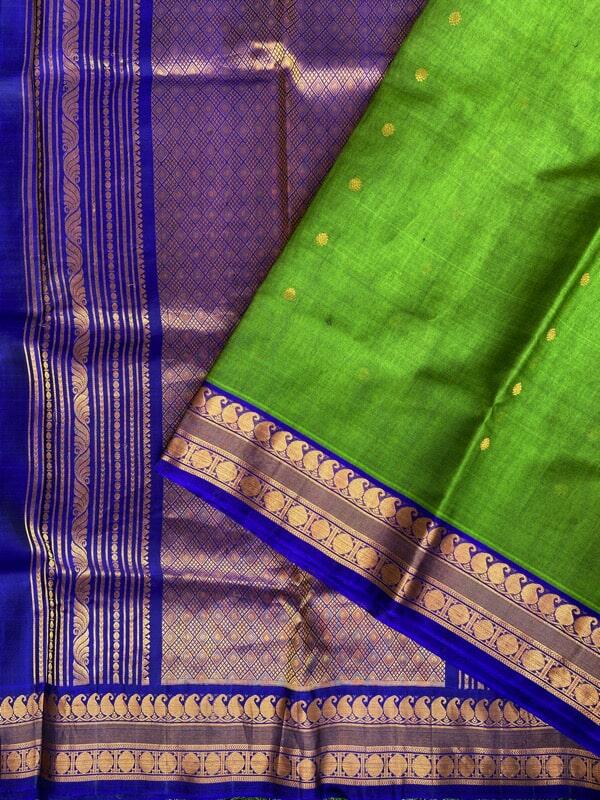 Gadwal Silk Saree | Handwoven Pure Silk | PV GD SRI 06 – Panjavarnam